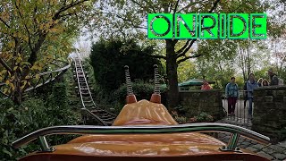 Rasender Tausendfüßler Coaster Onride Tripsdrill  Cleebronn BaWü Herbst 2024 🎡4KUHD [upl. by Yung308]