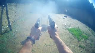 Beretta 98 FS Cal 9x21 VS Glock Mod 17 Cal 9x21 [upl. by Orfinger897]