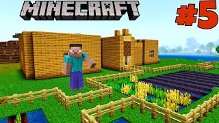 I BUILD A BIG FARM IN MINECRAFT   EPISODE  5 [upl. by Dang458]