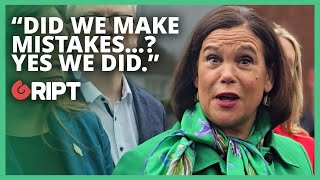 Mary Lou McDonald confesses Sinn Féin has made quotmistakesquot [upl. by Adias]