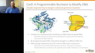 Vic Myer  Editas Medicine  Creating a novel class of genome editing therapeutics [upl. by Darken177]