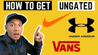 How to Get Ungated to Sell Major Brands on Amazon  Nike Under Amour Vans Get Approvals Easily [upl. by Edge]