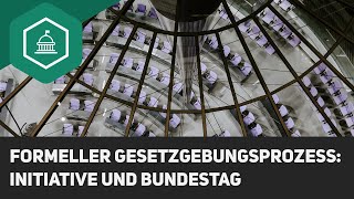 Formeller Gesetzgebungsprozess Initiative und Bundestag [upl. by Bourn]