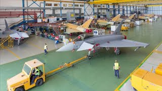 How are Eurofighter Typhoon warplanes produced [upl. by Ancalin]