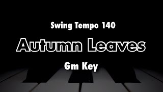 Autumn Leaves G minor  Backing Track [upl. by Evvie683]