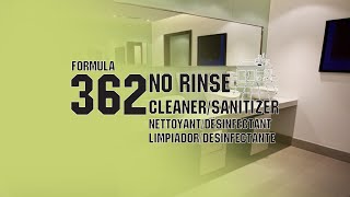 F362™ No Rinse Sanitizer [upl. by Siuqramed]