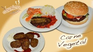 ♥ Receta CARNE VEGETAL DE LENTEJAS ♥ [upl. by Lyndel]