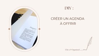 DIY  créer un agenda à offrir [upl. by Otxilac202]