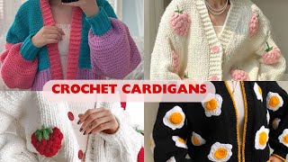 Trendy Crochet Cardigans to Elevate Your StyleHandmade Crochet Cardigans That Redefine Trends [upl. by Gniliem]