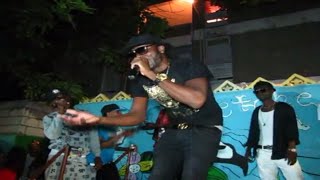 Mr Peppa Erupt and Iyara amazing smashimg at fletchers land stage show 2017 [upl. by Attennaj]