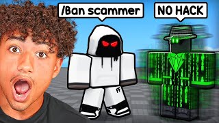 Exposing And BANNING SCAMMERS In Blade Ball [upl. by Anaibib136]