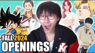 REACTING To MORE FALL 2024 Anime Openings [upl. by Amaty]