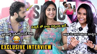 ధమ్కీ2 మాత్రం👌 Vishwak Sen and Nivetha Pethuraj EXCLUSIVE Interview With Anchor Anjali  Dhamki [upl. by Johppa78]