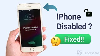 iPhone Disabled Connect to iTunes  How To Unlock Any iPhone Disabled 2024 [upl. by Pren]