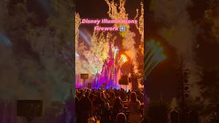 Disney Illuminations fireworks 🎆 disney disneylandparis disneyilluminations fireworks [upl. by Ahsilat756]