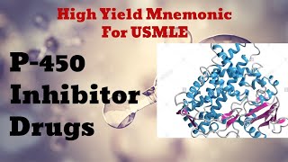 P450 Inhibitors Mnemonic for USMLE Step 1 [upl. by Bennink]