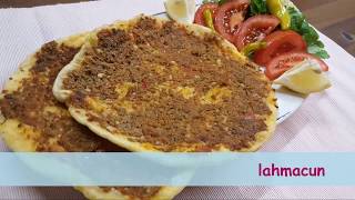 lahmacun  türkische pizza  hackfleisch pizza [upl. by Fleisher]