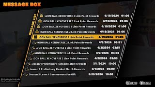 DRAGON BALL THE BREAKERS  Xenoverse 2 rewards [upl. by Lebiralc238]