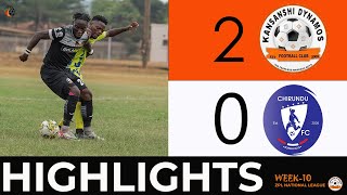 MATCH HIGHLIGHTS WEEK 10 KANSANSHI DYNAMOS VS CHIRUNDU UNITED [upl. by Ahsinar]