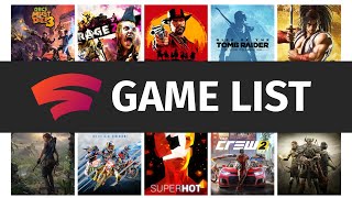 Stadia Game List for 2020  Which Google Stadia Games are available [upl. by Madelin200]