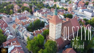 🇵🇱 4K drone video of Olsztyn Poland [upl. by Nagyam940]