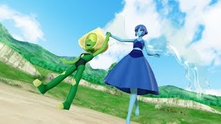 Steven Universe Peridot  Lapis fusion Turquoise animation MMD [upl. by Ainslie]