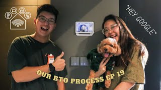 WIFI amp SMART HOME SETUP  3ROOM HDB TOP FLOOR 🏠  OUR BTO PROCESS EP19 [upl. by Feerahs]