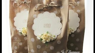 Decorated Paper Bag Tutorial [upl. by Lucina]