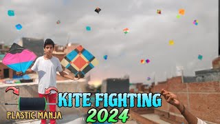 KITE FIGHTING 2024 VLOG201 🥵 sagarkashyapvlog kite kitefighting trending [upl. by Easlehc]