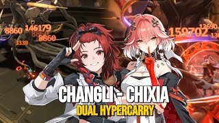 CHANGLI  CHIXIA DUAL HYPERCARRY TEAM  Tower of Adversity  Wuthering Waves [upl. by Kira]