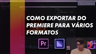 COMO EXPORTAR DO PREMIERE PARA VÁRIOS FORMATOS  OZI TOOLS 010 [upl. by Idroj]