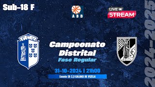 FC Vizela vs Vitória SC  Sub18 Feminino  Campeonato Distrital Fase Regular [upl. by Uehttam77]