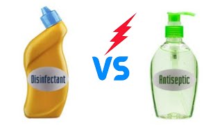 Difference between Disinfectants and Antiseptics  Disinfectants Vs Antiseptics [upl. by Annil305]