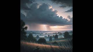 😴🌩️The sound of a distant STORM helps CALM the mind [upl. by Aciret]