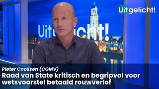 Uitgelicht 30 oktober 2024  Pieter Cnossen over advies van Raad van State over betaald rouwverlof [upl. by Longawa763]