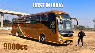 I Drove A Luxury Bus Volvo 9600 First Bus In India मजा ही आया [upl. by Rehsa]