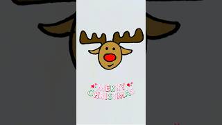 Drawing Rudolph The Red Nosed Reindeer [upl. by Lenahtan390]