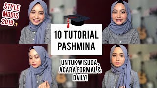 TUTORIAL PASHMINA SUPER GAMPANG amp KEKINIAN ✨ [upl. by Araldo]