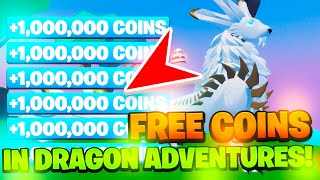 Get Free Coins FAST In Roblox Dragon Adventures EASY [upl. by Wasson]