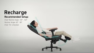 Secretlab Ergonomic Recliner AddOn Plushcell™ Memory Foam Usage Guide [upl. by Cawley246]