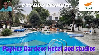 Paphos Gardens Hotel and Studios Cyprus  A Tour Around [upl. by Engapmahc405]