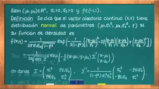 0626 Distribución normal bivariada [upl. by Haidej]