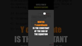 Vertex of a Quadratic Equation Review [upl. by Arrac]