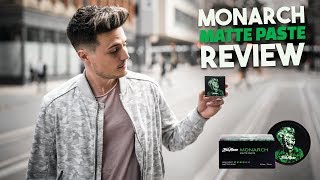 Mens Hair  Monarch Matte Paste Official quotReviewquot  BluMaan 2018 [upl. by Akinor]