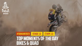 Bikes and Quads Top moments  Stage 13  Dakar2023 [upl. by Burroughs]