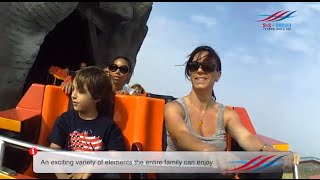 🎢 Roller Coaster El Dorado at Etnaland Amusement Park in Italy 🎢 [upl. by Searcy665]