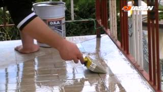 ORA Antirain by Diasen  Transparent waterproofing for tiled surfaces [upl. by Ikiv]