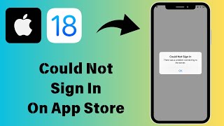 How to Fix Could Not Sign In  There Was A Problem Connecting To The Server Program On iPhone [upl. by Azzil]