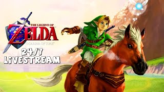 Zelda Ocarina Of Time 247 Chill Stream  Full Game 100 Walkthrough [upl. by Aronaele]