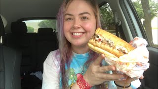 Jersey Mike’s Chipotle Cheesesteak Mukbang [upl. by Wehttan496]